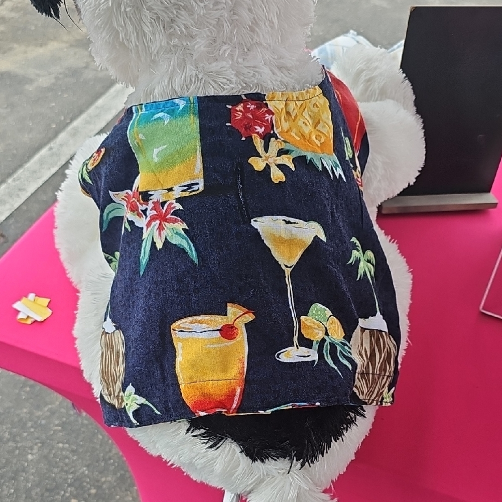 Tropical Cocktail Dog Shirt